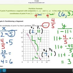 Partitioning a segment worksheet answers