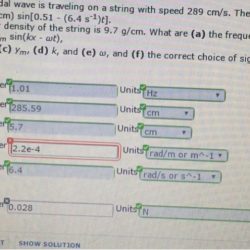 A sinusoidal wave is traveling on a string with speed